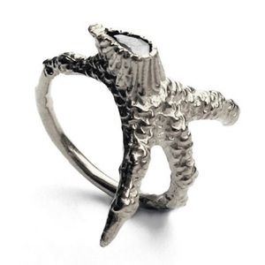 Noemi Klein Silver 4 Finger Claw Talon Ring